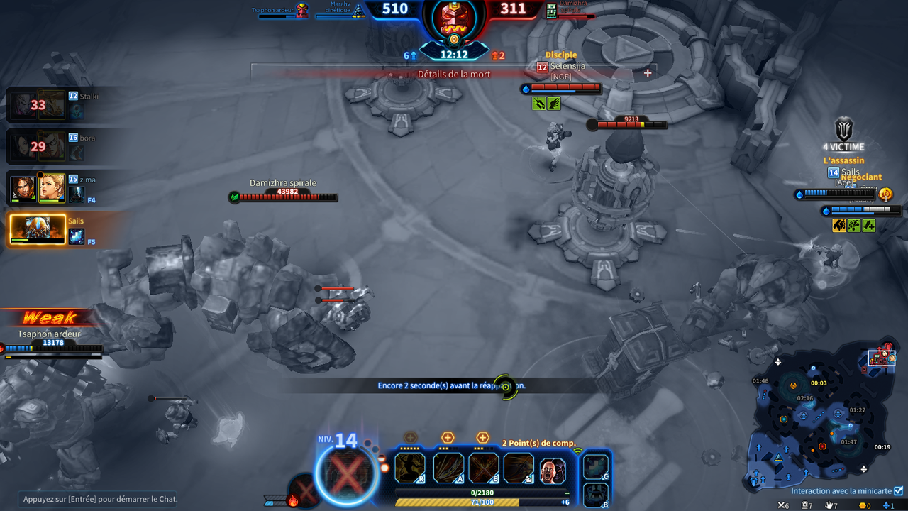 MxM affrontement titans
