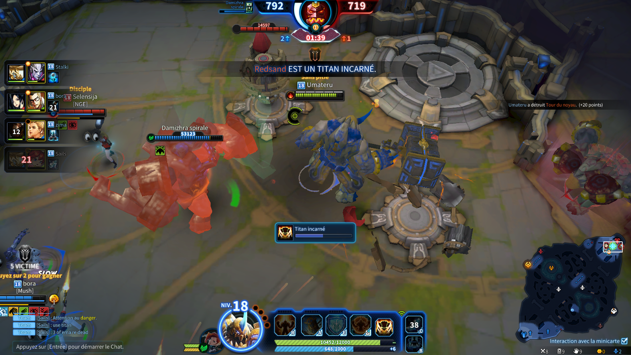 Titan incarné MxM
