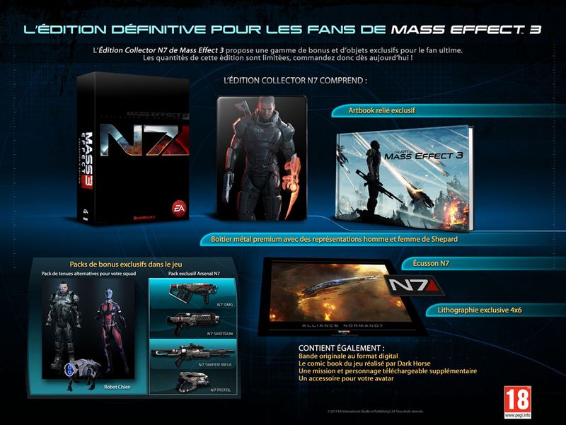 Mass Effect édition collector N7
